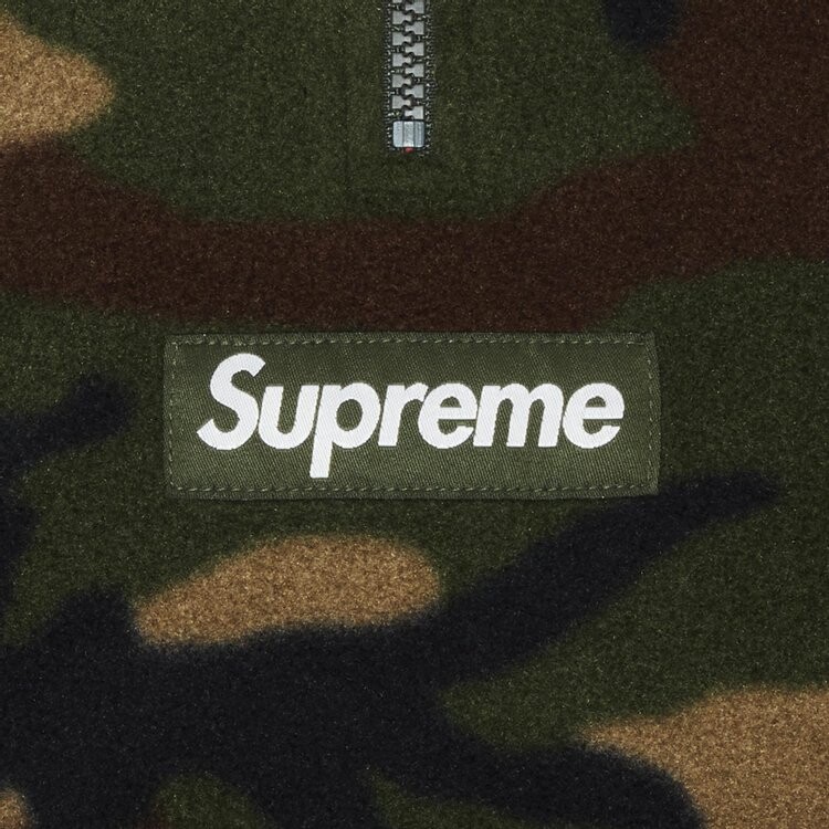 Пуловер Supreme x Polartec Facemask Half Zip Pullover 'Woodland Camo', разноцветный — фото 4