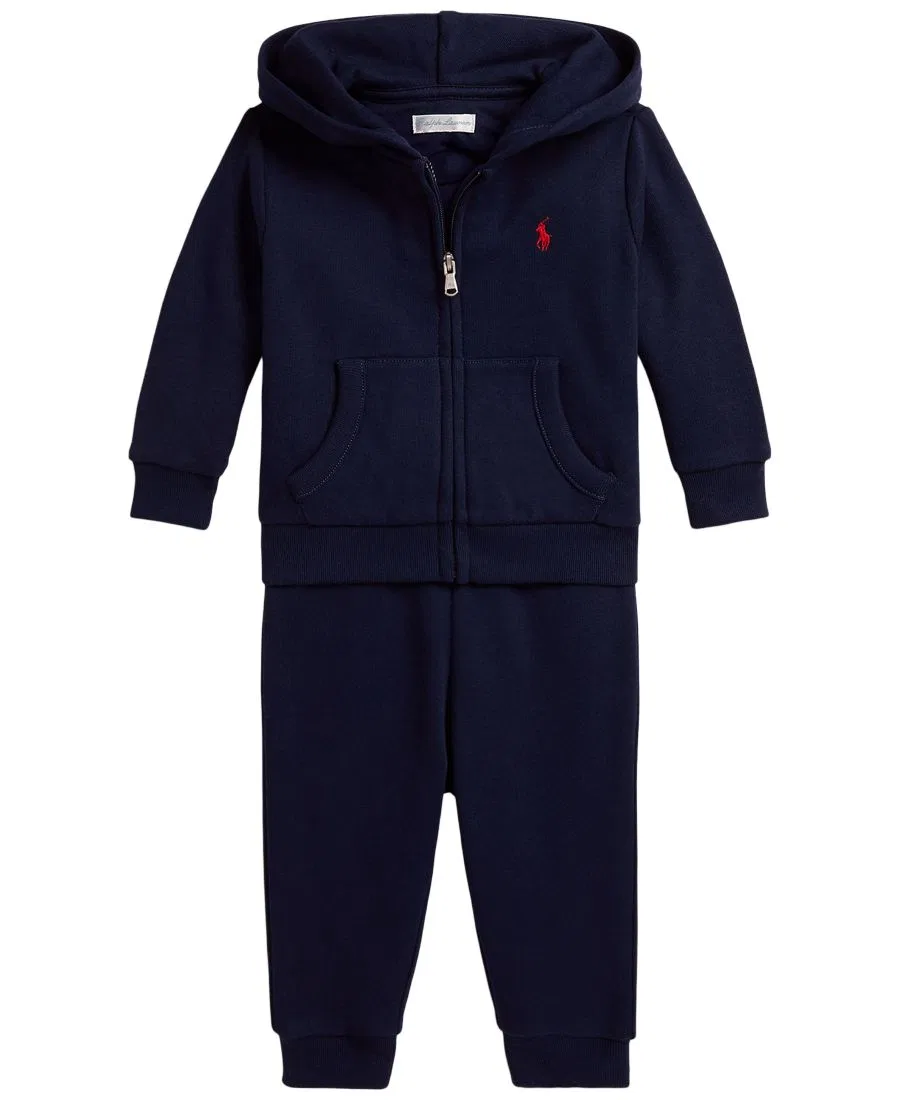 Комплект из худи и брюк с флисовой подкладкой Polo Ralph Lauren, Refined Navy