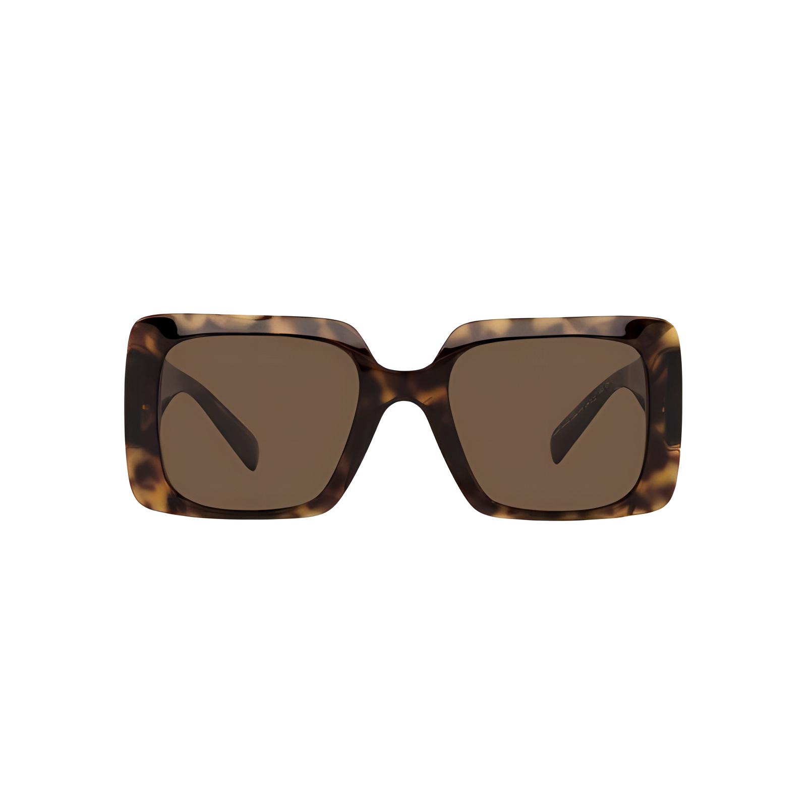 

Пластиковые прямоугольные солнцезащитные очки женские Havana VERSACE