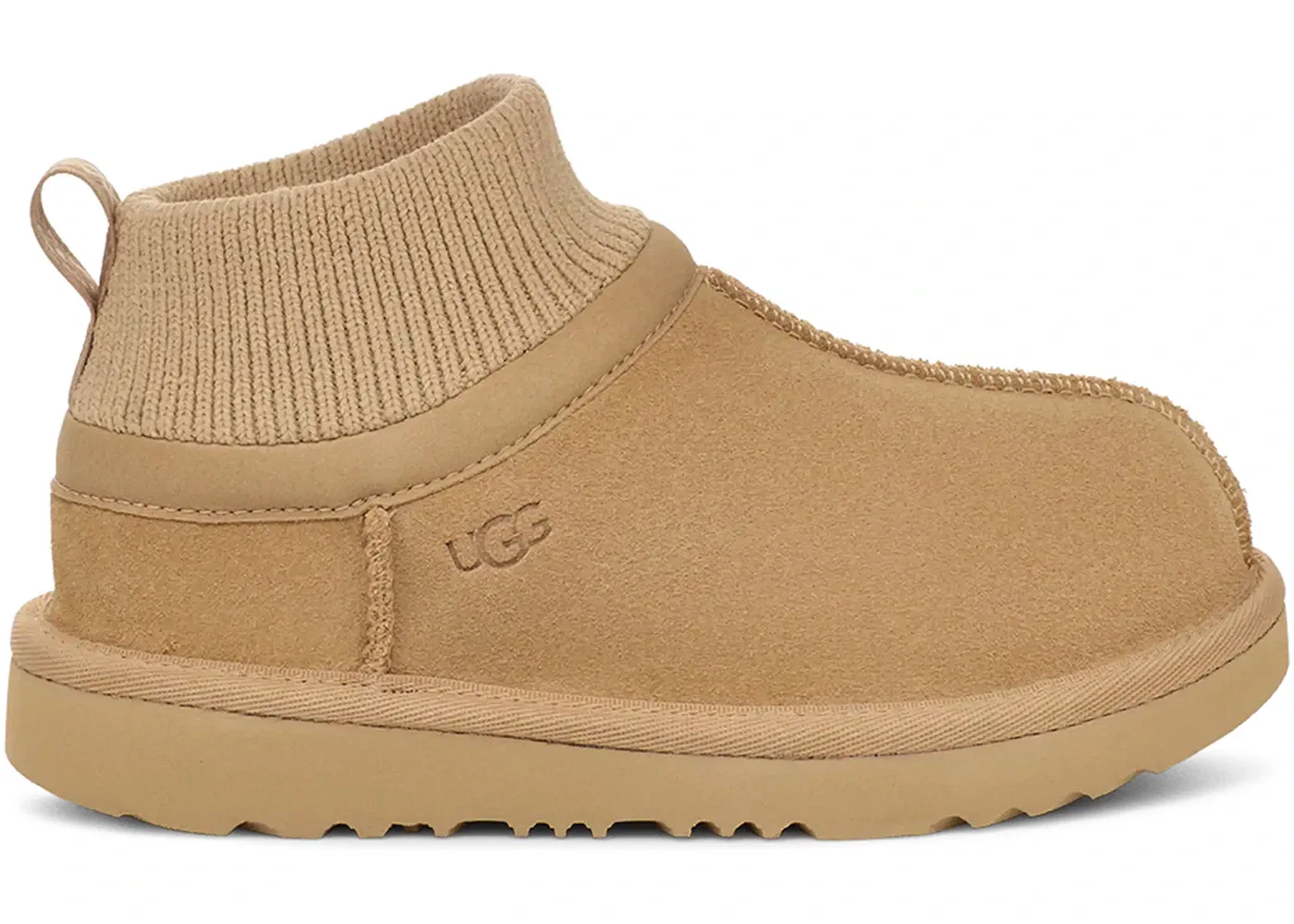 Детские тапочки для мальчиков и девочек с манжетой UGG Classic Ultra Stretch Cuff UGG, Mustard Seed