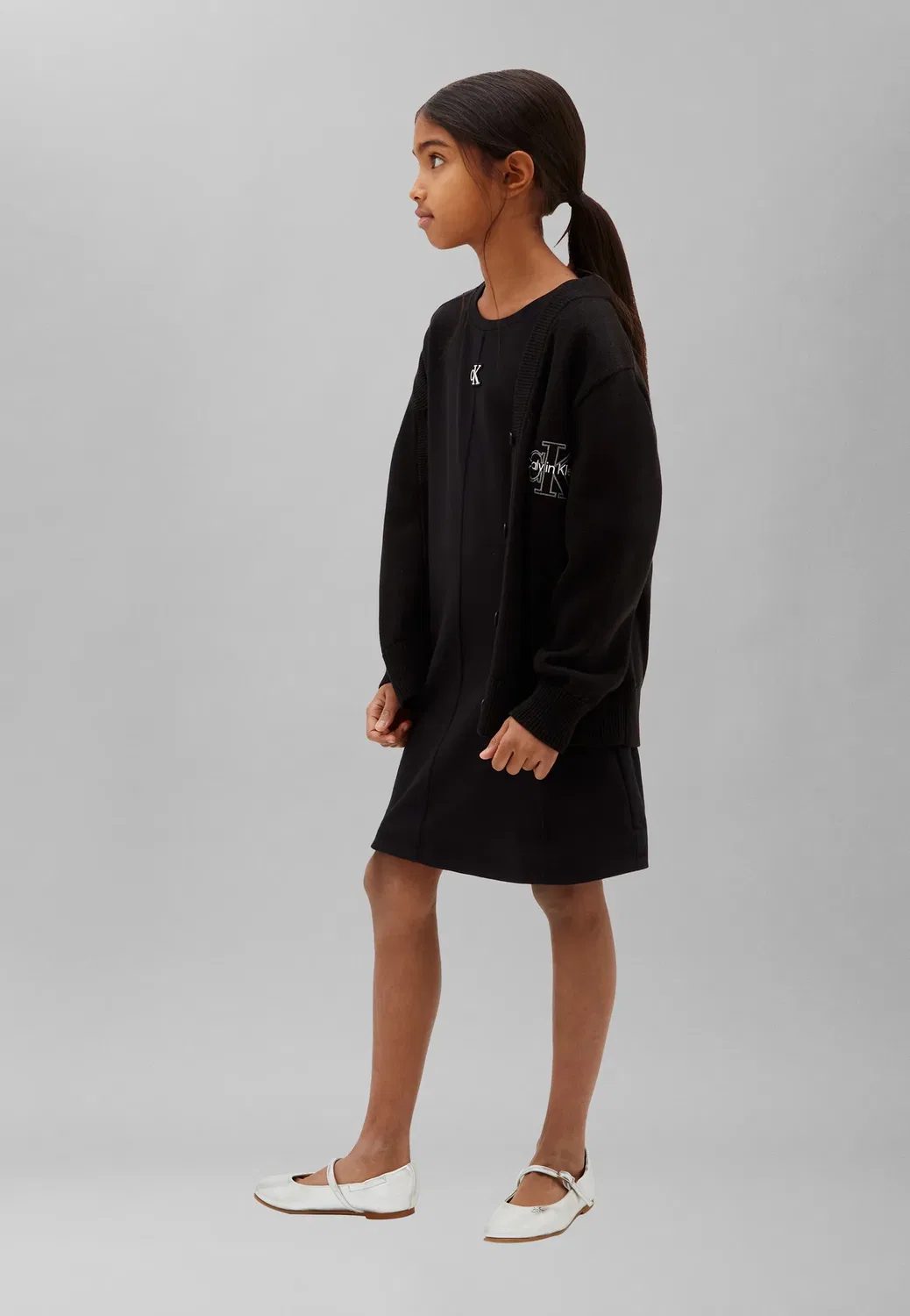 Трикотажное платье Calvin Klein Jeans, Black — фото 2