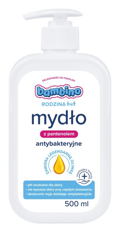 

Очищающее жидкое мыло для рук Bambino Family Antibacterial Soap