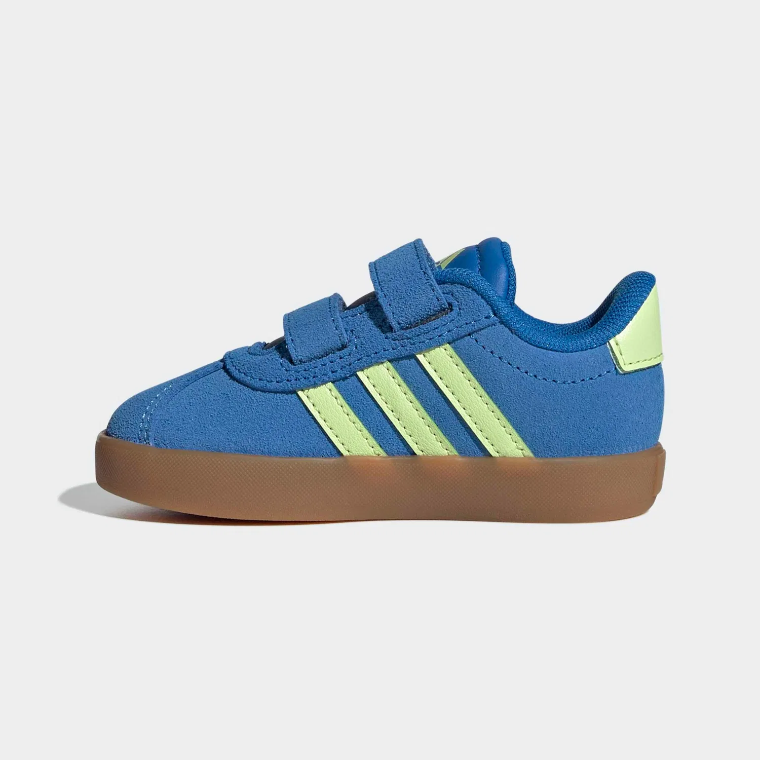Детские кроссовки с регулируемыми липучками Adidas Sportswear, Bright Royal/Pulse Lime — фото 3