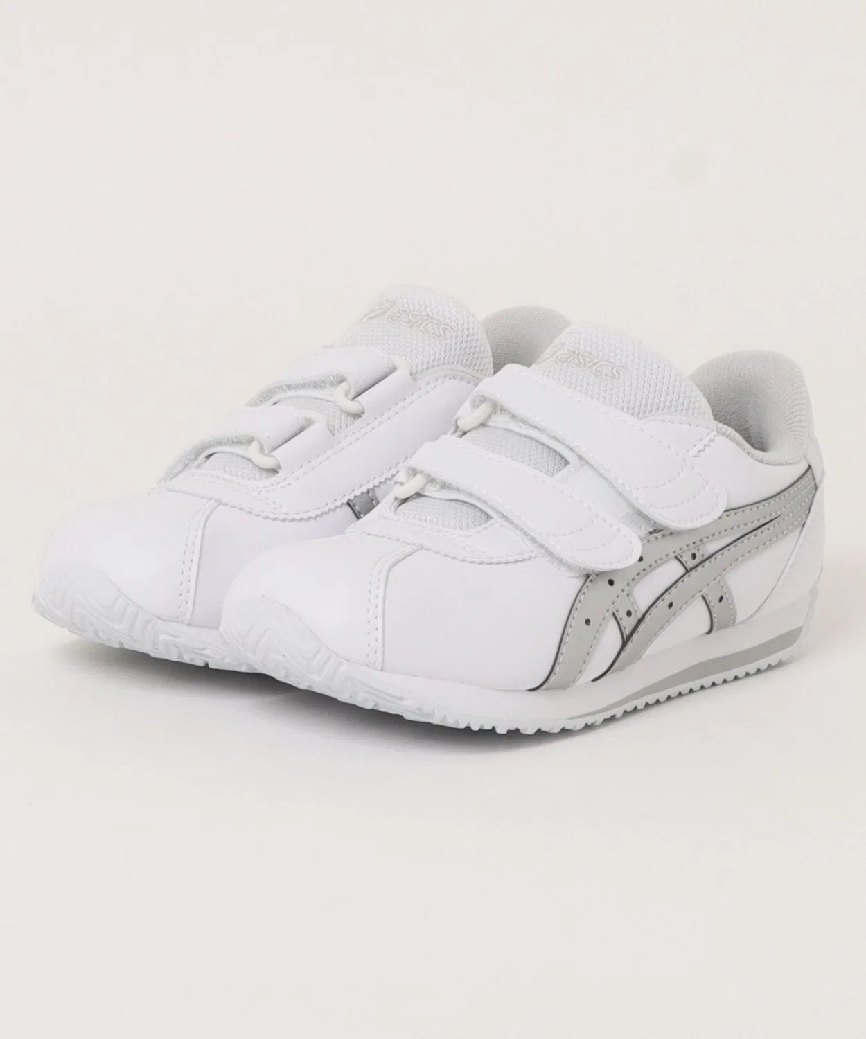 Детские кроссовки с 2 ремешками COTLA MINI SL 3 ASICS, Белый/Серый