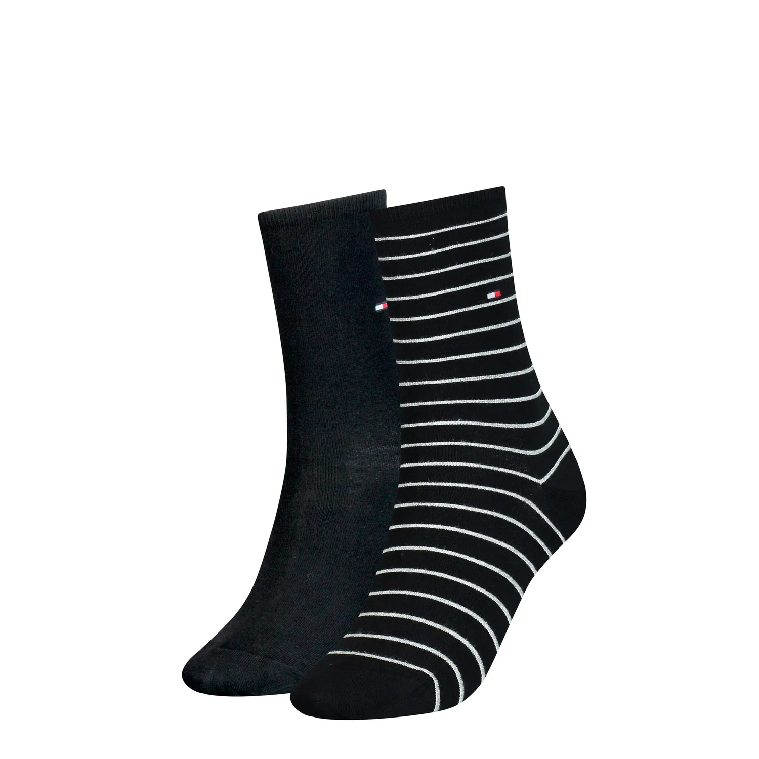 Женские носки с логотипом Tommy Hilfiger, Black