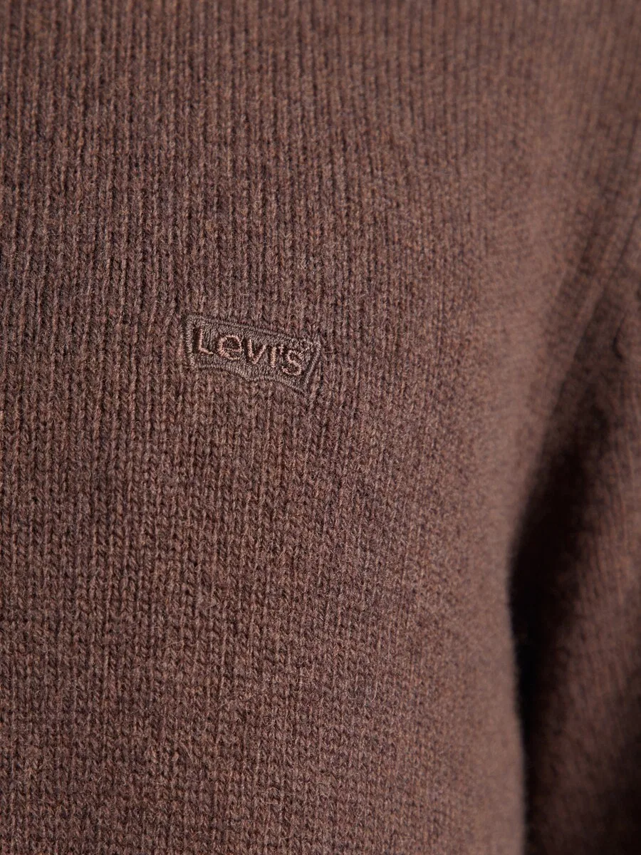 Свитер LEVI'S шоколадного цвета — фото 3