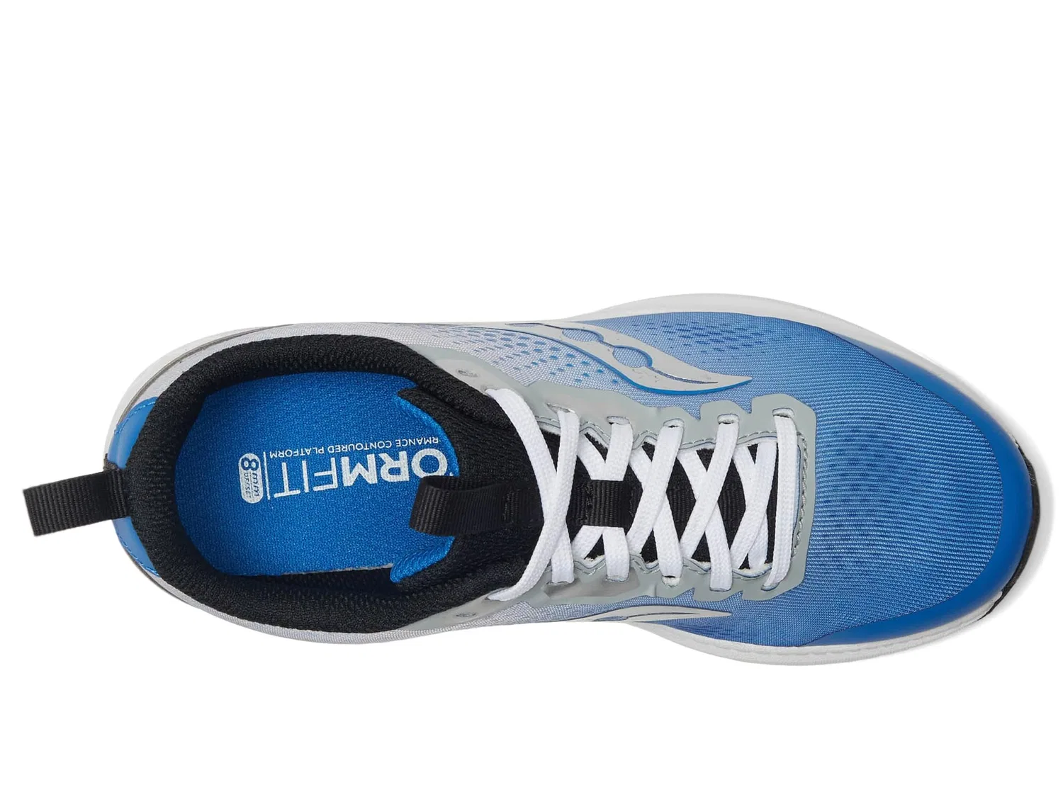 Детские кроссовки для мальчиков с закрытой пяткой Guide Kdz Saucony, Grigio Blu — фото 2
