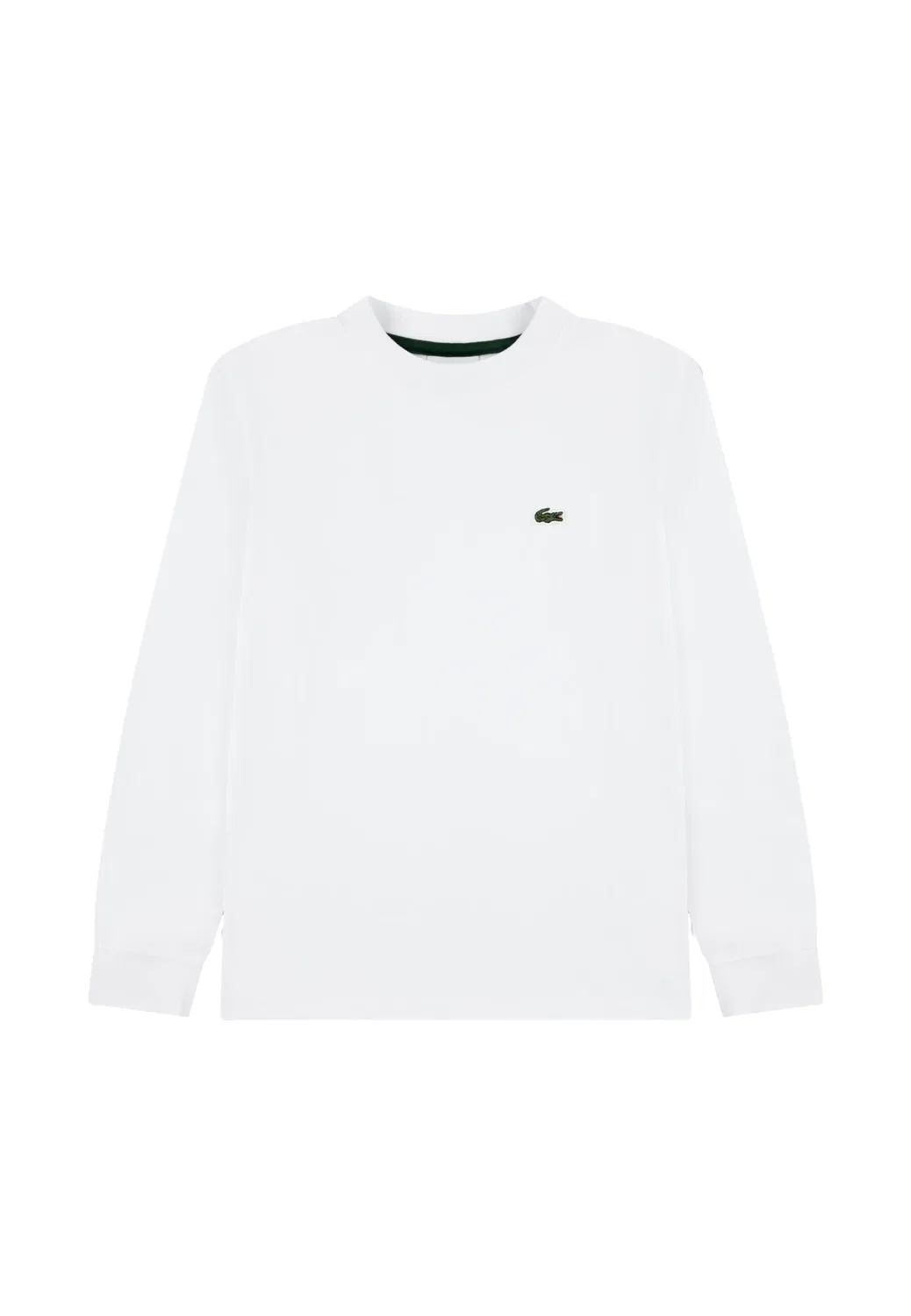 Лонгслив детский Icon Core Lacoste, белый — фото 2