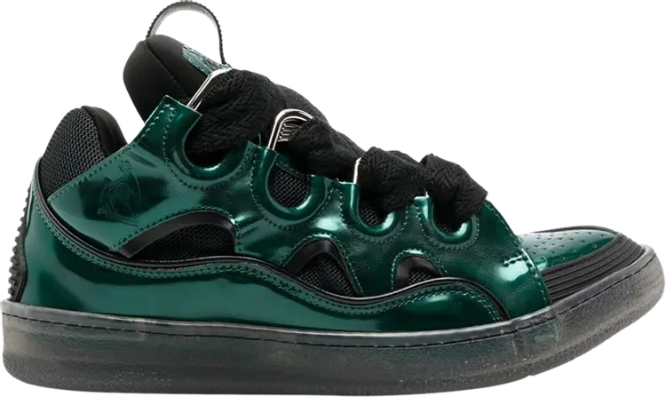 

Кроссовки Lanvin Curb Sneaker Metallic Emerald, зеленый