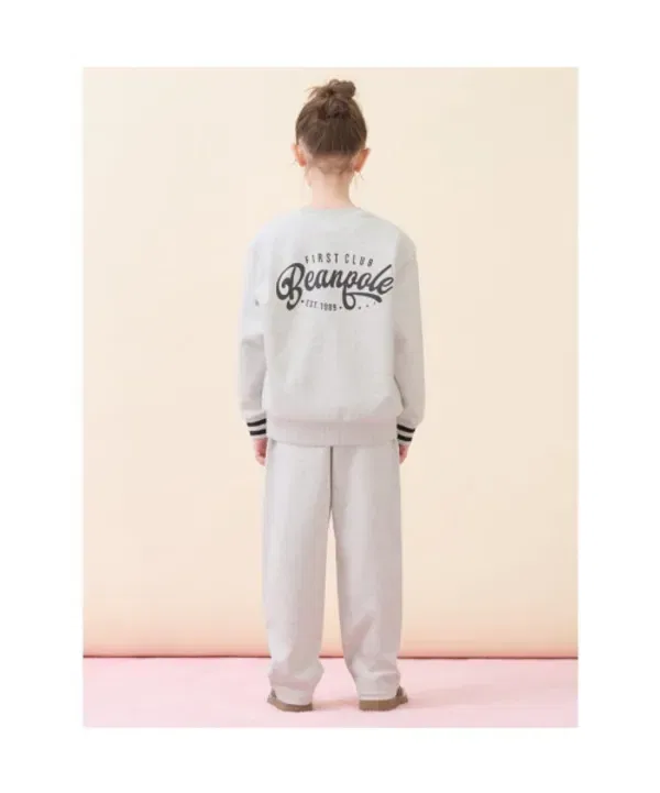 Спортивный костюм с кенгуру-карманом, из футера, Beanpole Kids, бежевый — фото 3