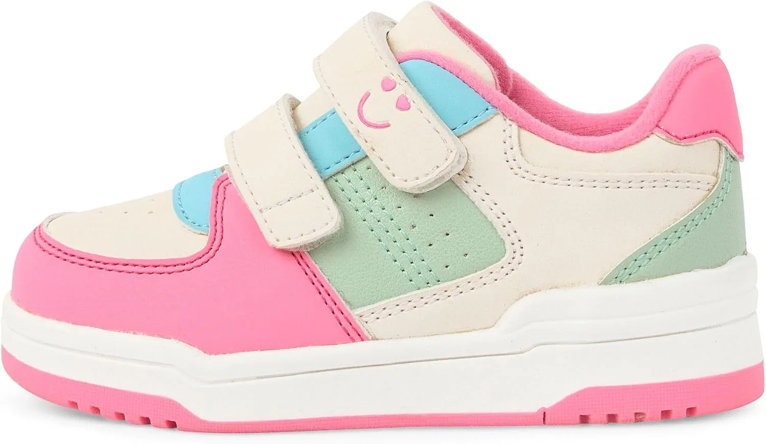 Детские кеды для девочек с низким верхом The Children's Place, Multi Colorblock — фото 3