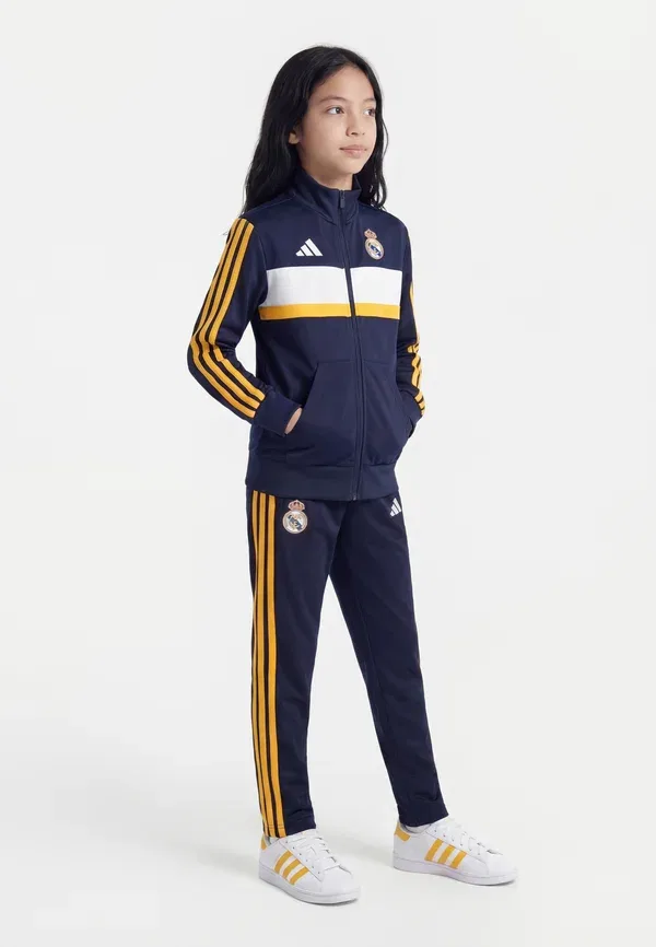 Спортивный костюм «Реал Мадрид» унисекс - клубная одежда Adidas Performance, темно-синий