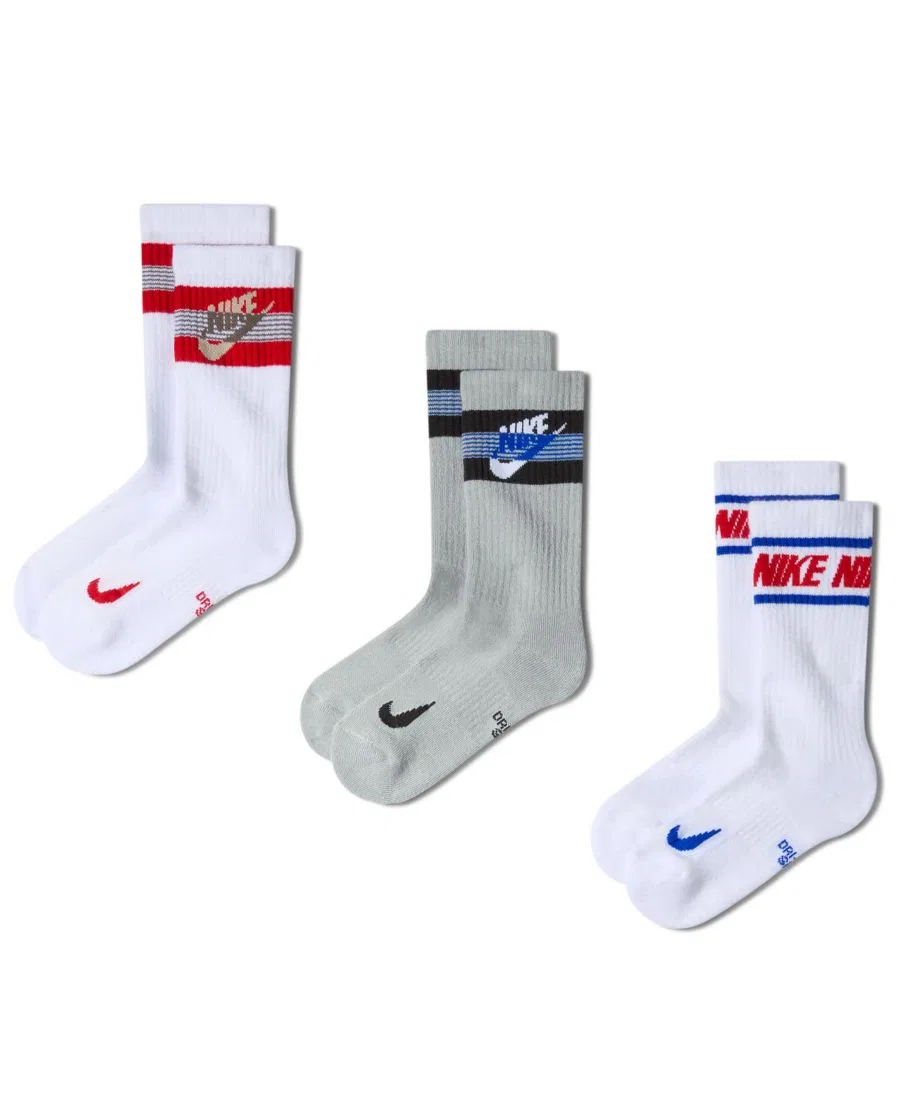 Носки повседневные с усиленной подошвой, комплект из 6 пар Nike, Multi-Color — фото 2