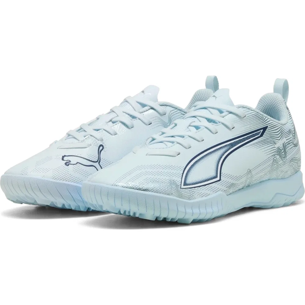 Детские футбольные бутсы для мальчиков Puma Ultra 6 Play Tt Jr, синие — фото 3