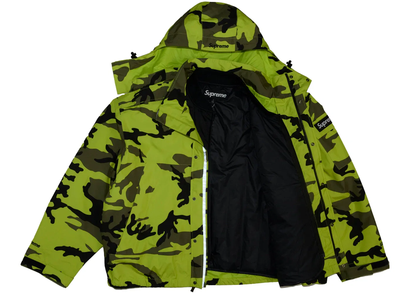 Мужской жилет Supreme 2-in-1 GORE-TEX Shell + Quilted Liner, Fluorescent Camo — фото 4