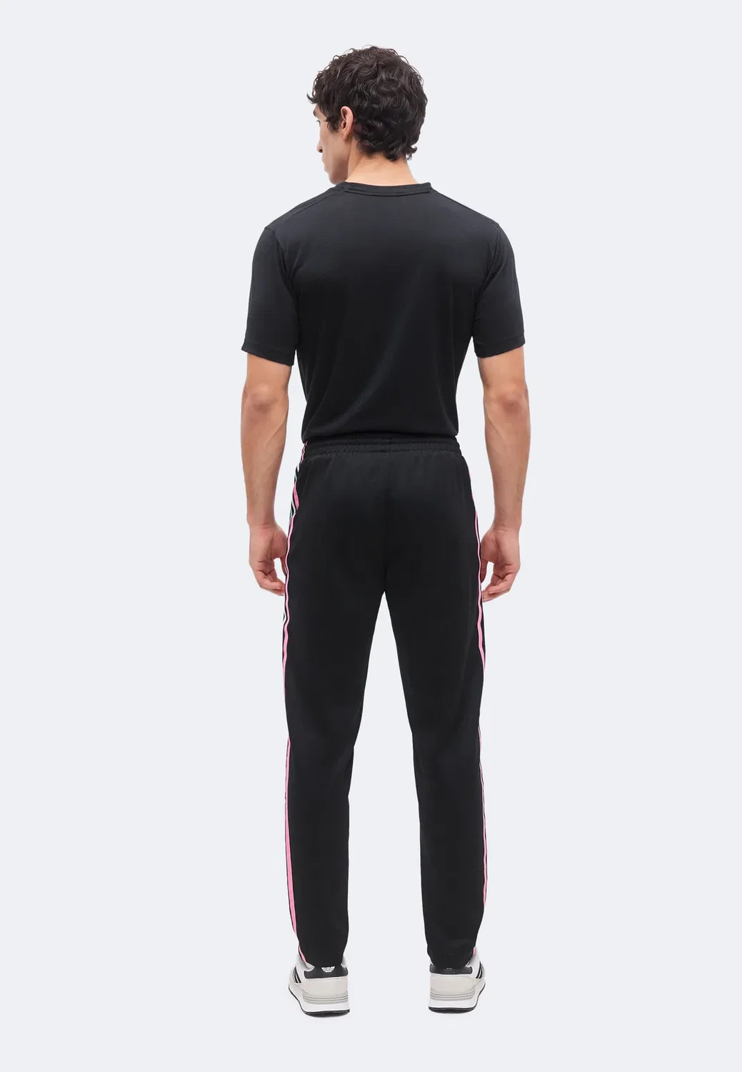 Спортивные штаны "Интер Майами" - клубная одежда Adidas Originals, Black — фото 3