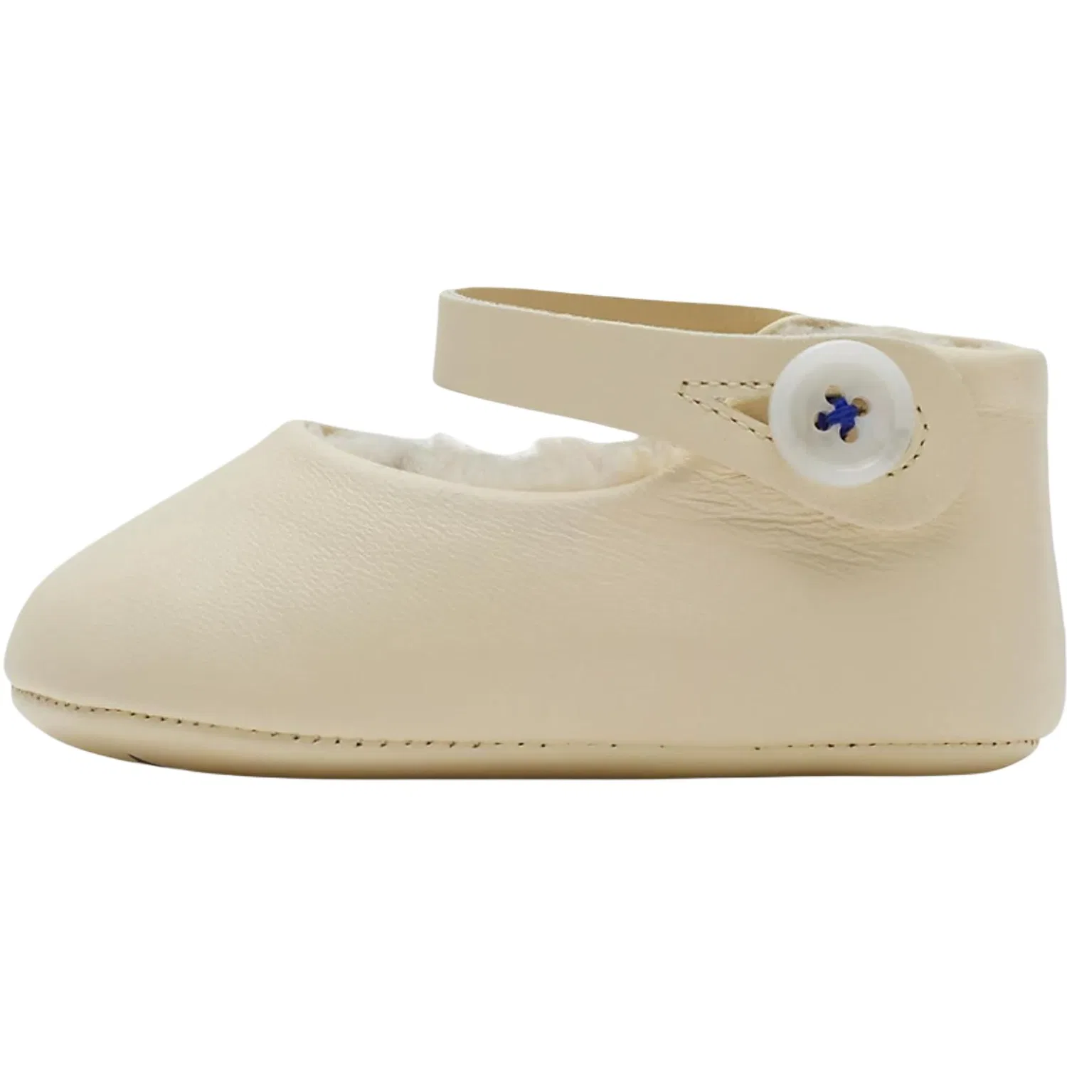 Детские туфли для малышей без застежки Low top Toddler Shoes, Burberry, Beige