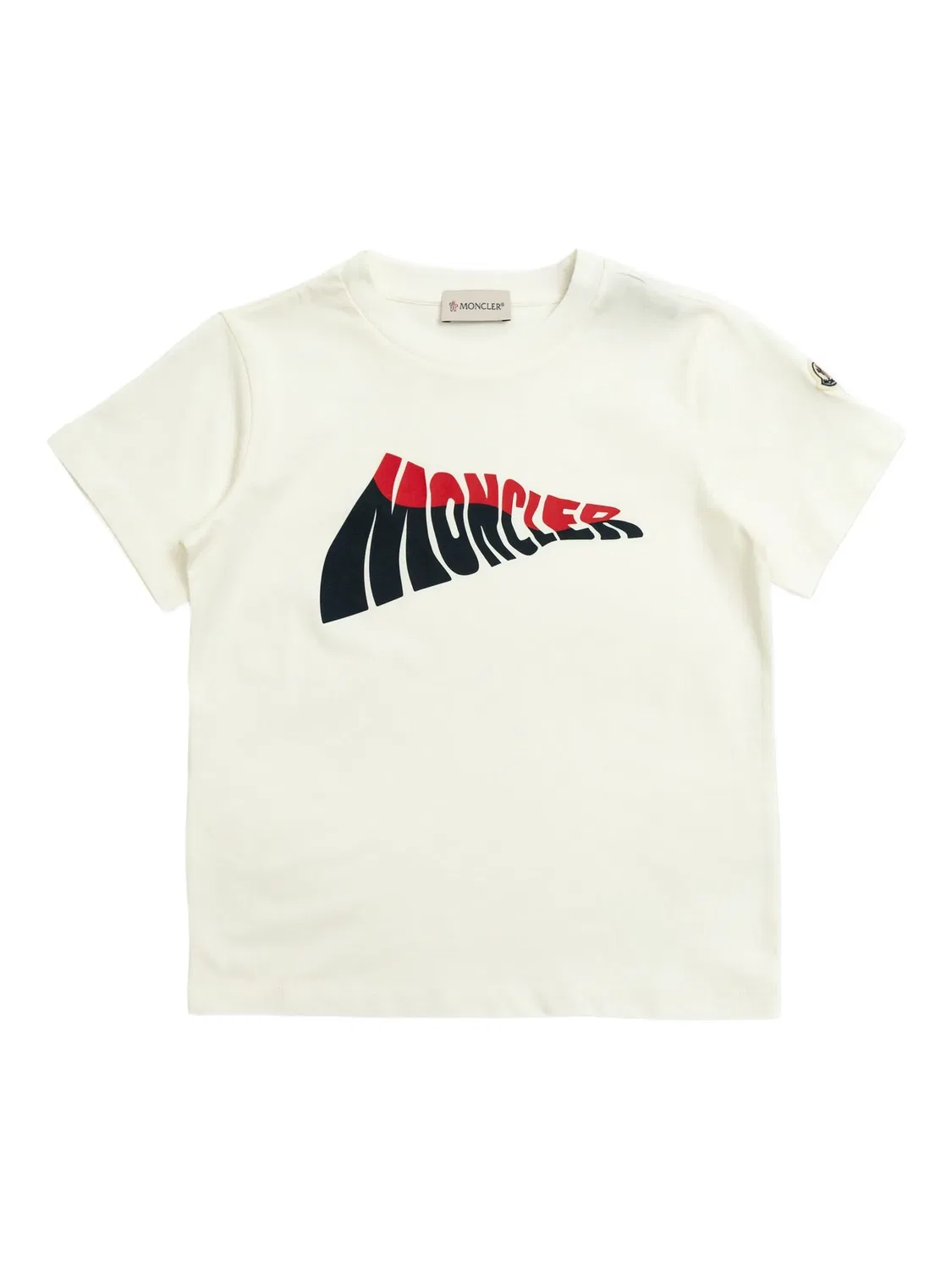 Футболка с логотипом Wave Moncler, белый