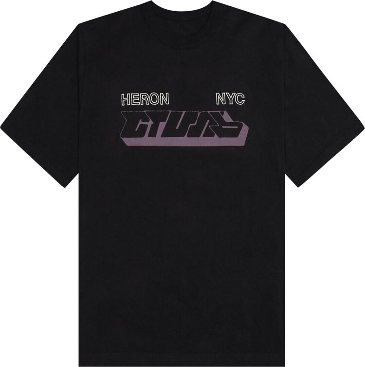 

Футболка Heron Preston CTNMB Spray Short-Sleeve Tee 'Black/Grey', черный