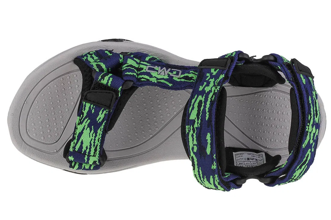 Детские сандалии для мальчиков Hamal Hiking Sandal Jr Cmp, Schwarz Grun Dunkelblau — фото 3