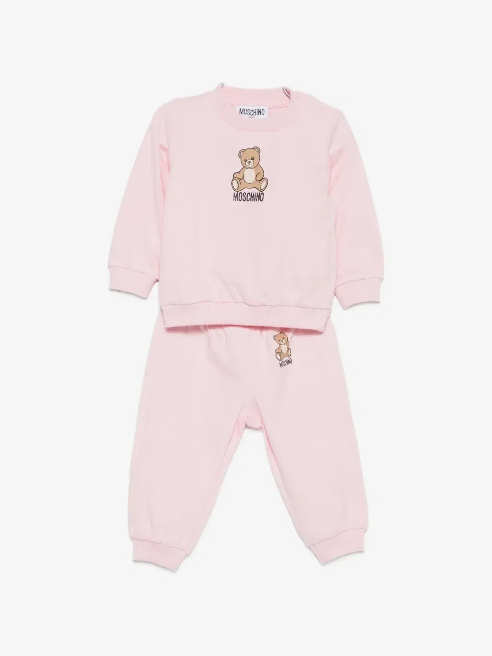 Спортивный костюм Teddy Bear Moschino Kids, розовый