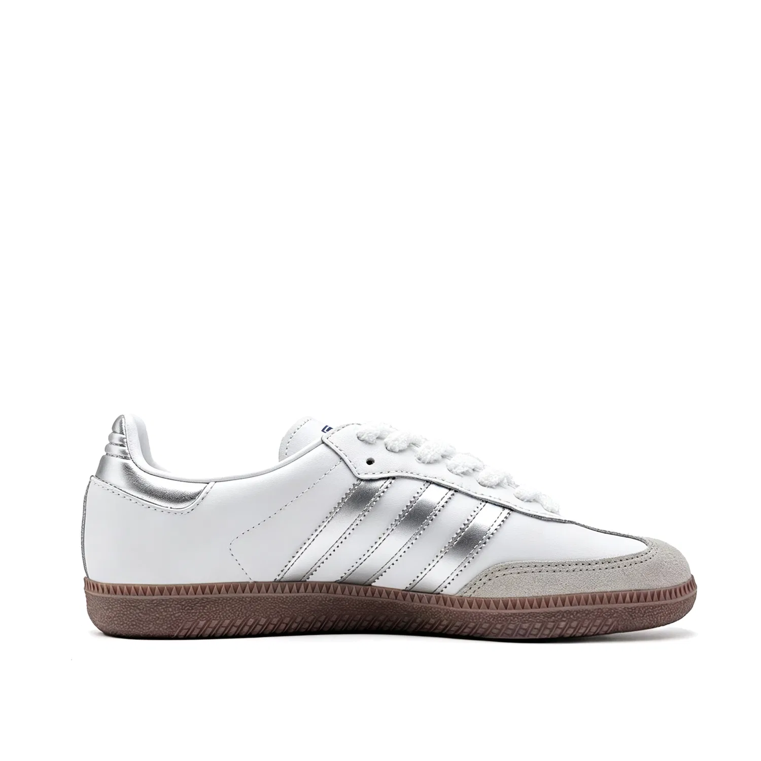 Детские кроссовки для скейтбординга SAMBA OG Adidas Originals, Silver — фото 3