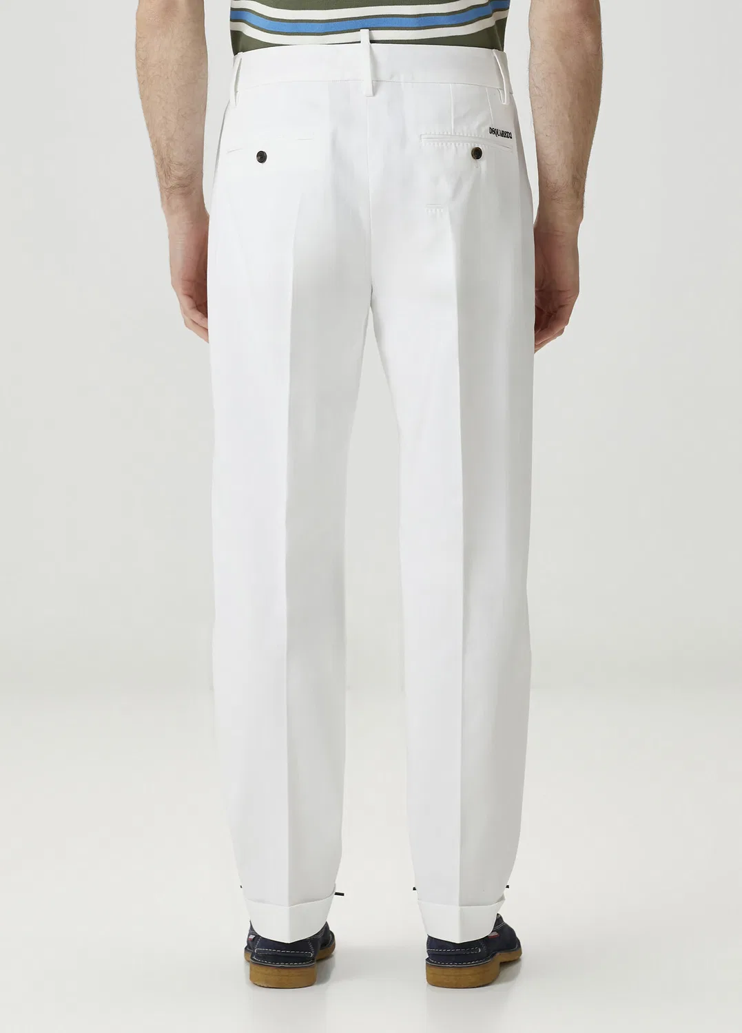 Прямые брюки Dsquared2, white — фото 3