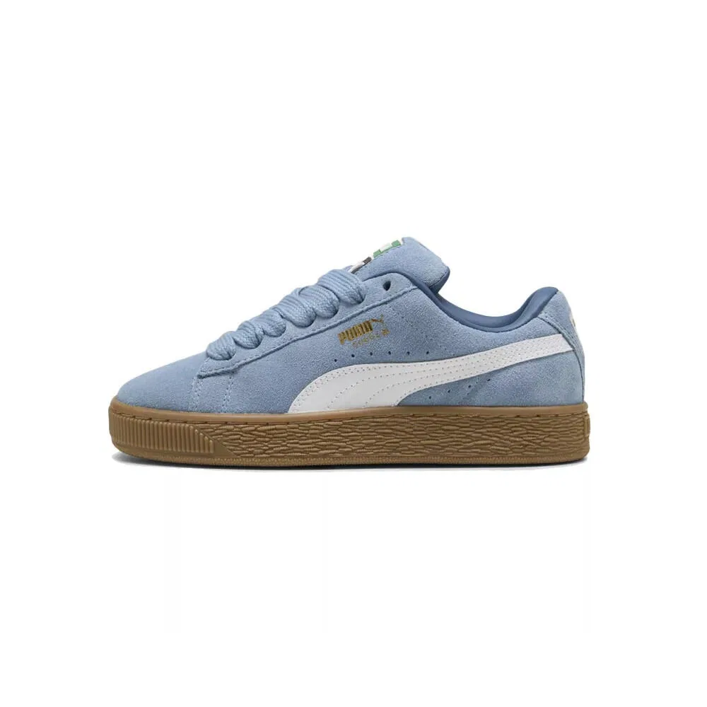 Детские кроссовки с утолщенной подошвой Puma Suede XL, Puma, Hellblau Weiss