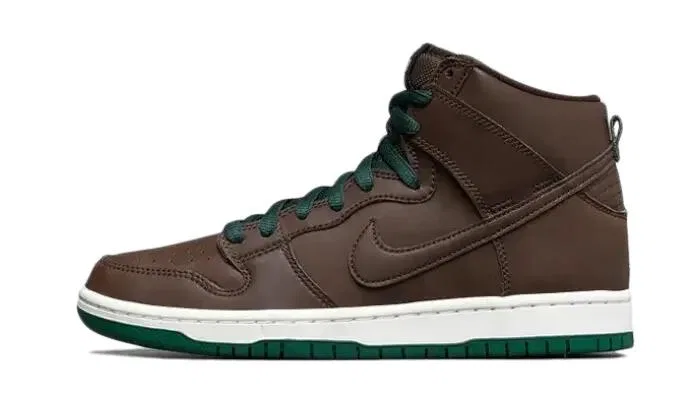 Детские кроссовки для скейтбординга SB Dunk High Nike, Baroque Brown