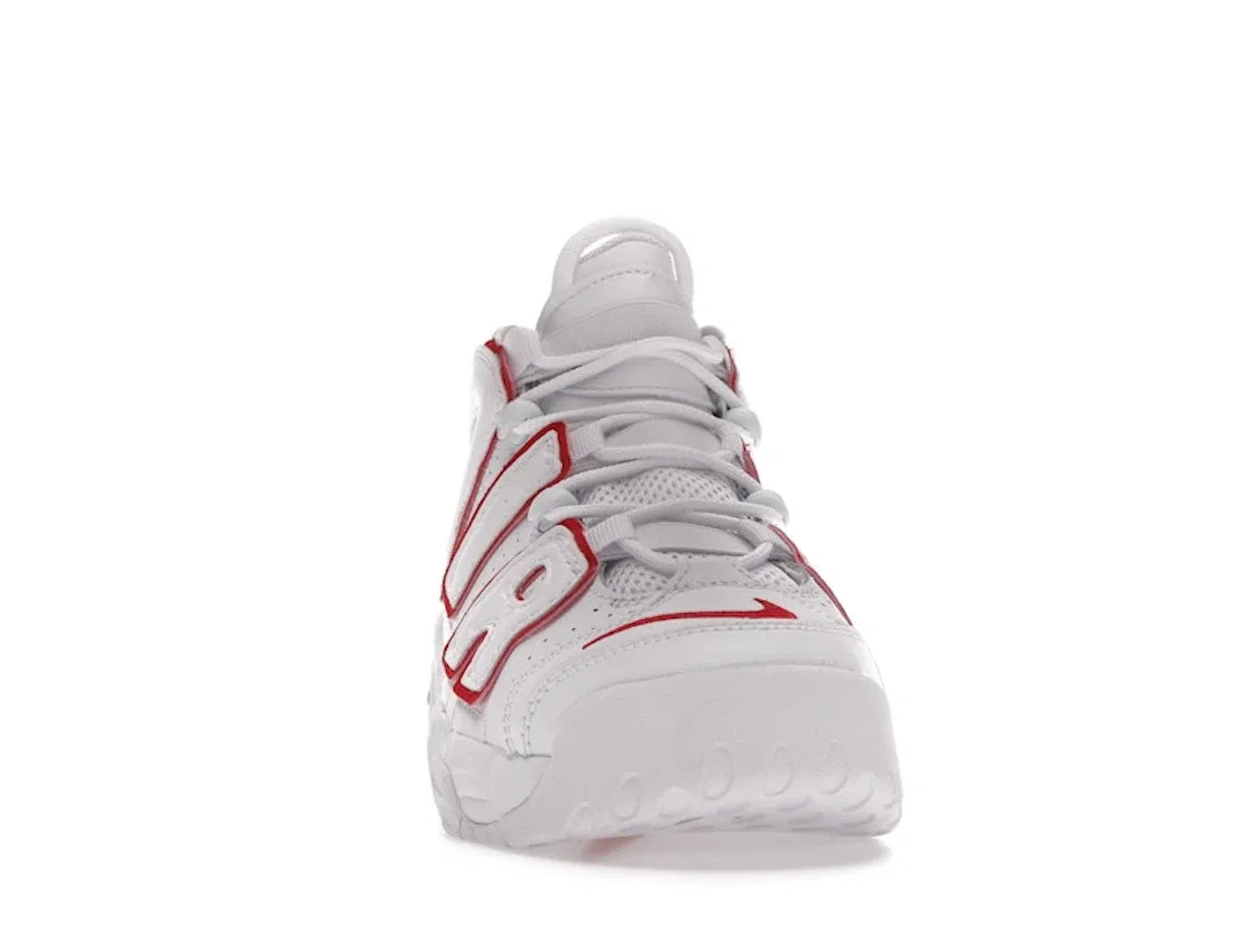 Детские кроссовки для мальчиков и девочек с bold дизайном Nike Air More Uptempo Nike, White/Varsity Red-White — фото 2