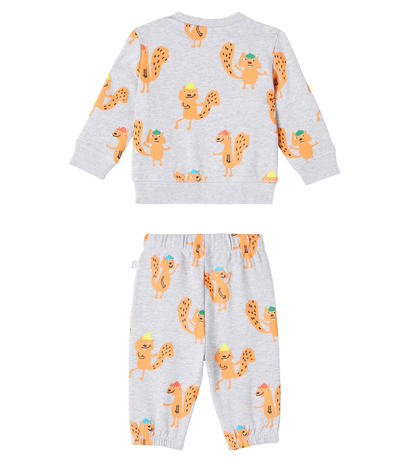 Комплект из двух предметов с принтом Stella Mccartney Kids, серый — фото 4