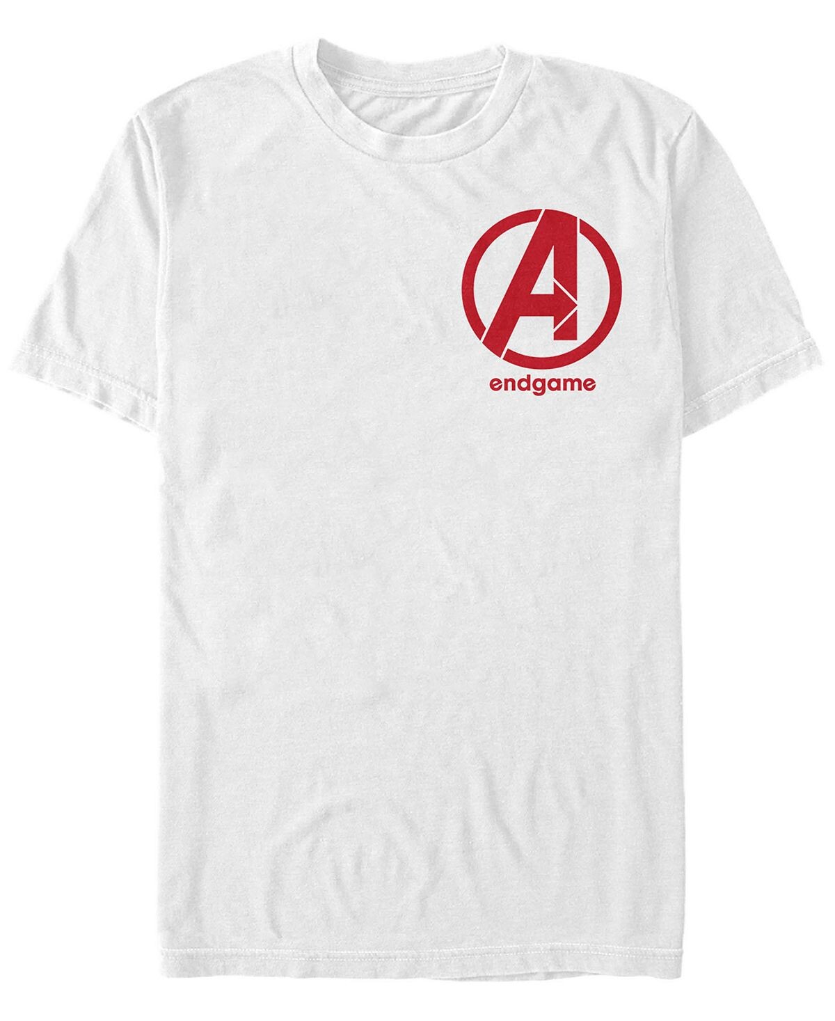 

Логотип marvel men's avengers endgame на левой стороне груди, футболка с коротким рукавом Fifth Sun, белый