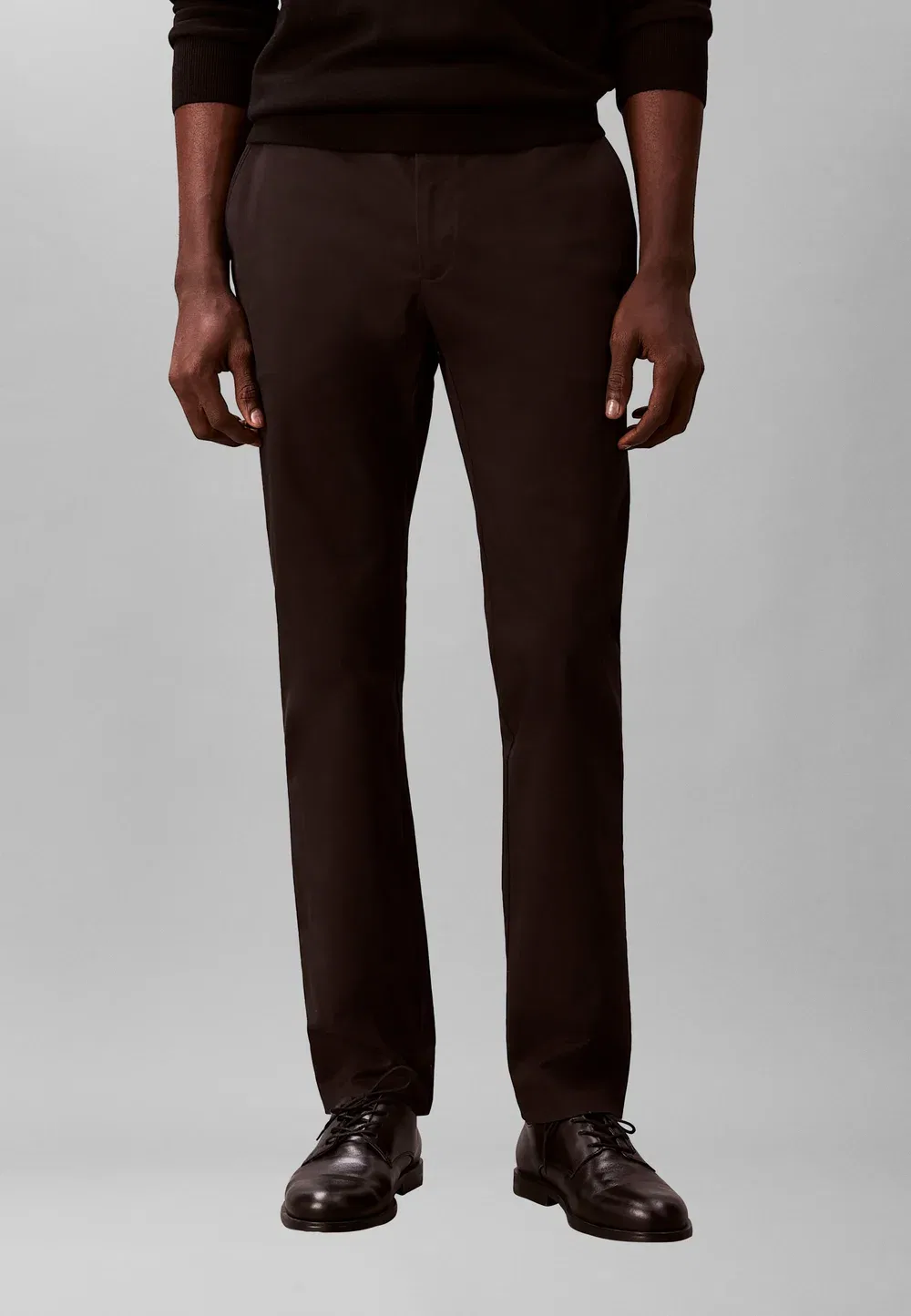 Узкие брюки чинос - чинос Calvin Klein, Black