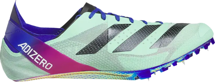 Бутсы Adidas Adizero Finesse Spikes 'Pulse Mint Lucid Blue', зеленый — фото 2