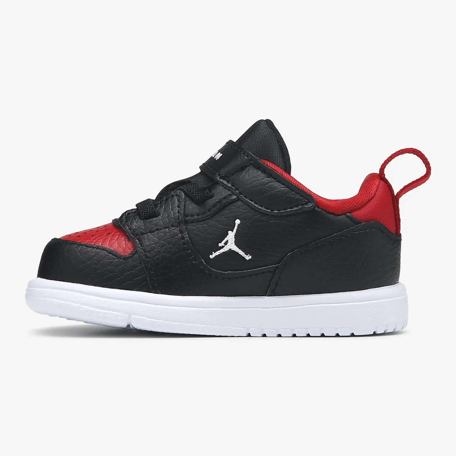 Детские низкие кроссовки Court Connect для малышей Jordan, Black/Red — фото 2