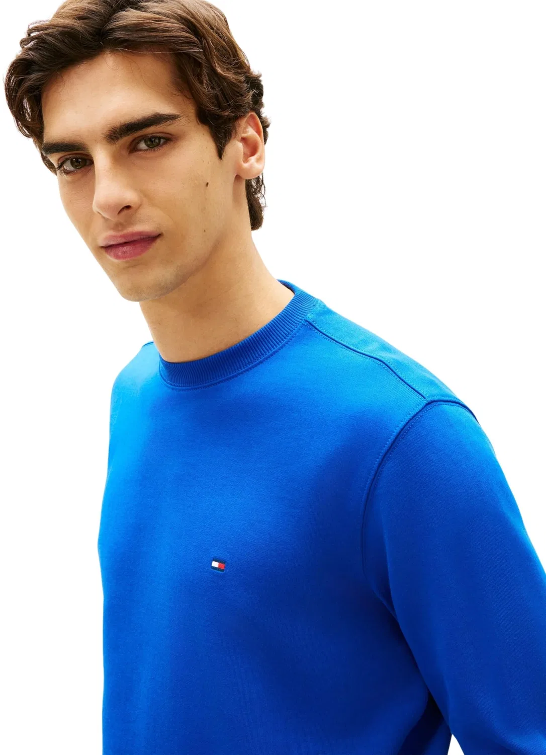 Мужской свитшот из махровой ткани Essential Terry, Breezy Blue, Tommy Hilfiger, Regal Blue — фото 3
