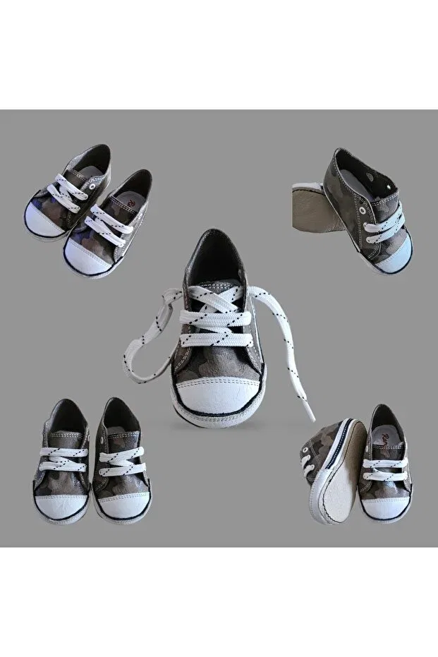 Детские туфли для девочек кожаные First step baby shoes Raro, Camouflage
