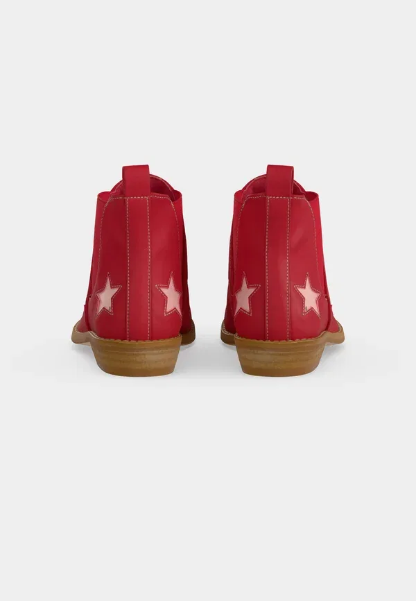 Ботинки с эластичной вставкой и вырезами Stella Mccartney Kids, красный — фото 4