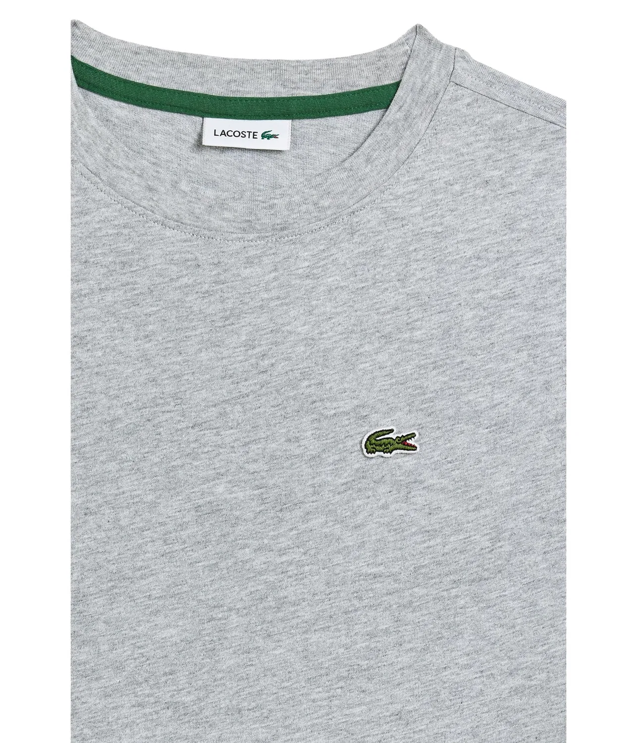 Классическая футболка (для детей постарше) Lacoste Kids, Argent Chine Heather — фото 3