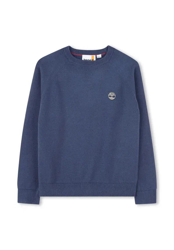Свитер хлопковый Pullover с вышивкой Timberland, Slate Blue, синий