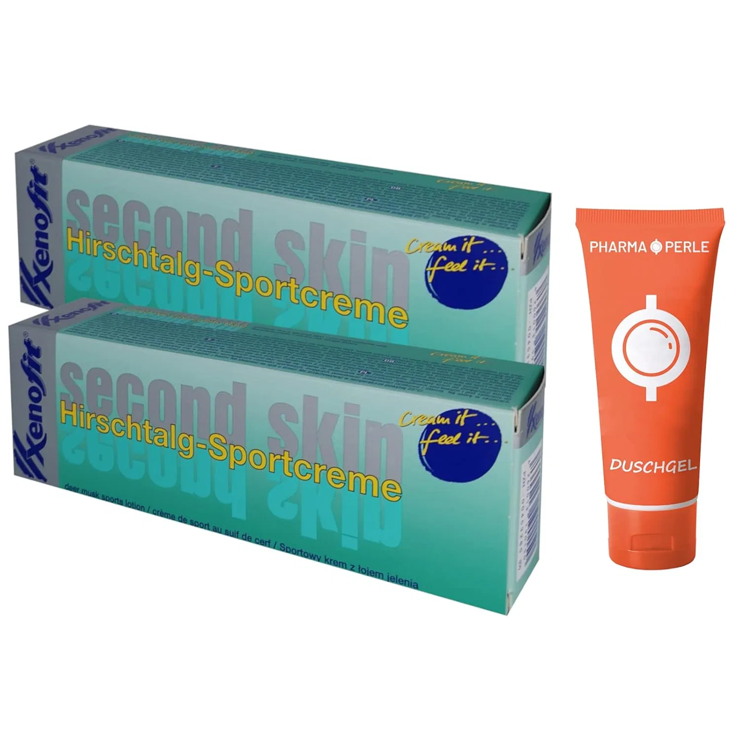 Спортивный крем Second Skin Plus, PHARMA PERLE, набор 2 шт по 125 мл — фото 3