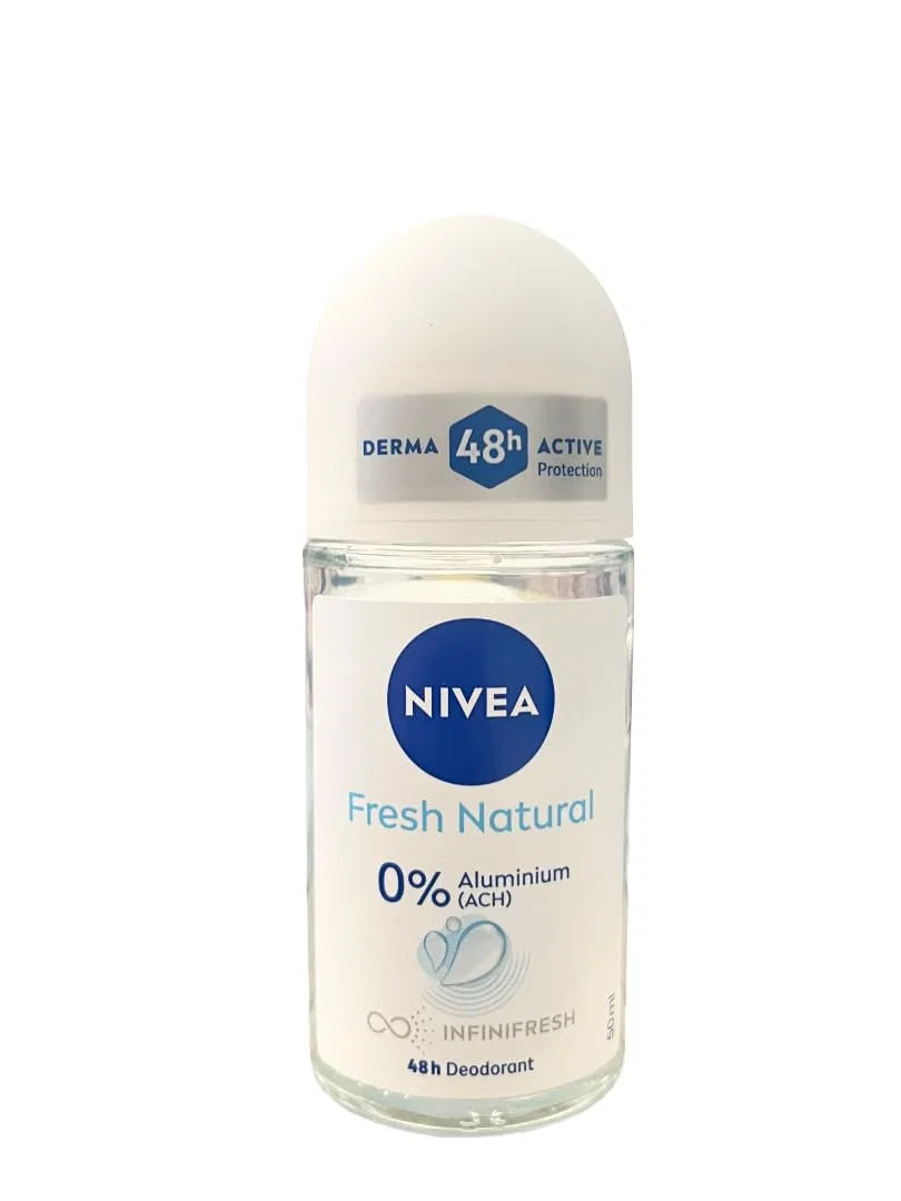 Дезодорант-ролик Fresh Natural, NIVEA, набор 6 шт. по 50 мл