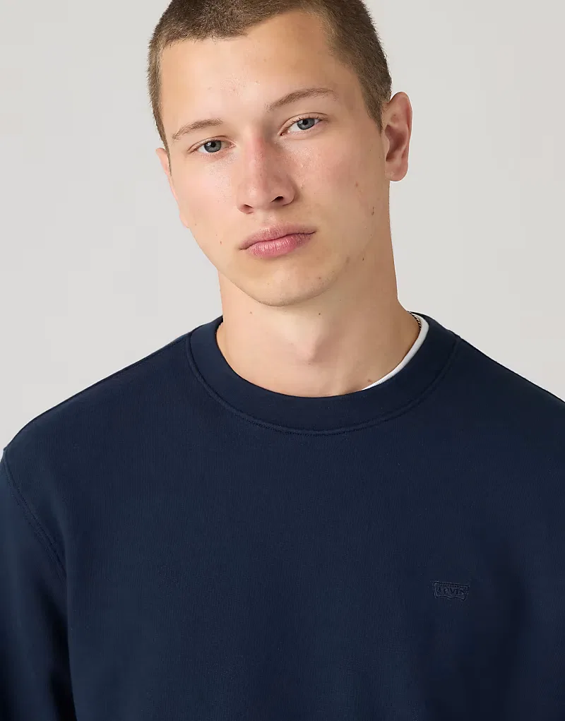 Свитшот Original housemark с круглым вырезом Levi's, синий — фото 3
