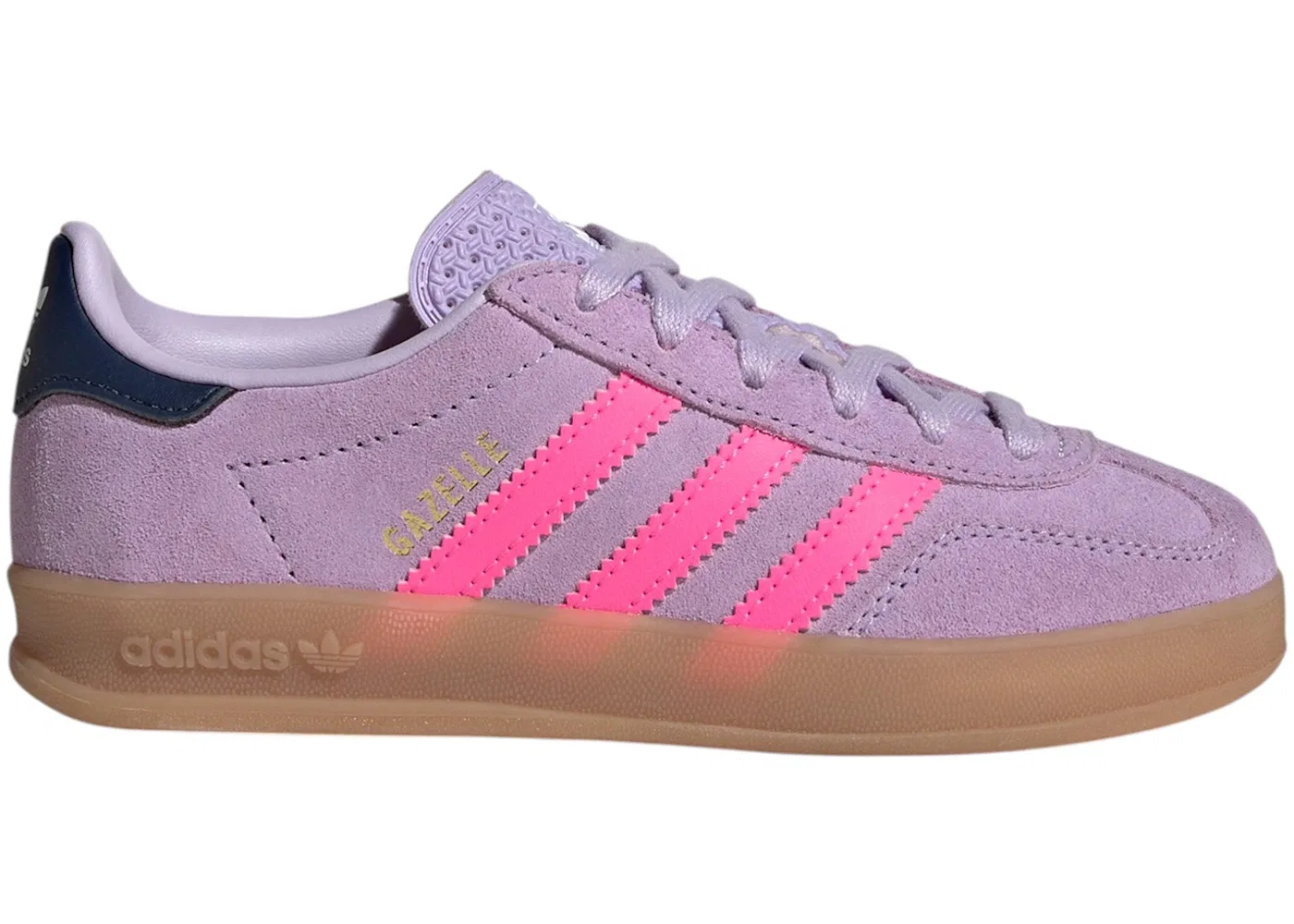 Детские кроссовки Lifestyle Adidas Gazelle Indoor, Powder Plum Lucid Pink Gum