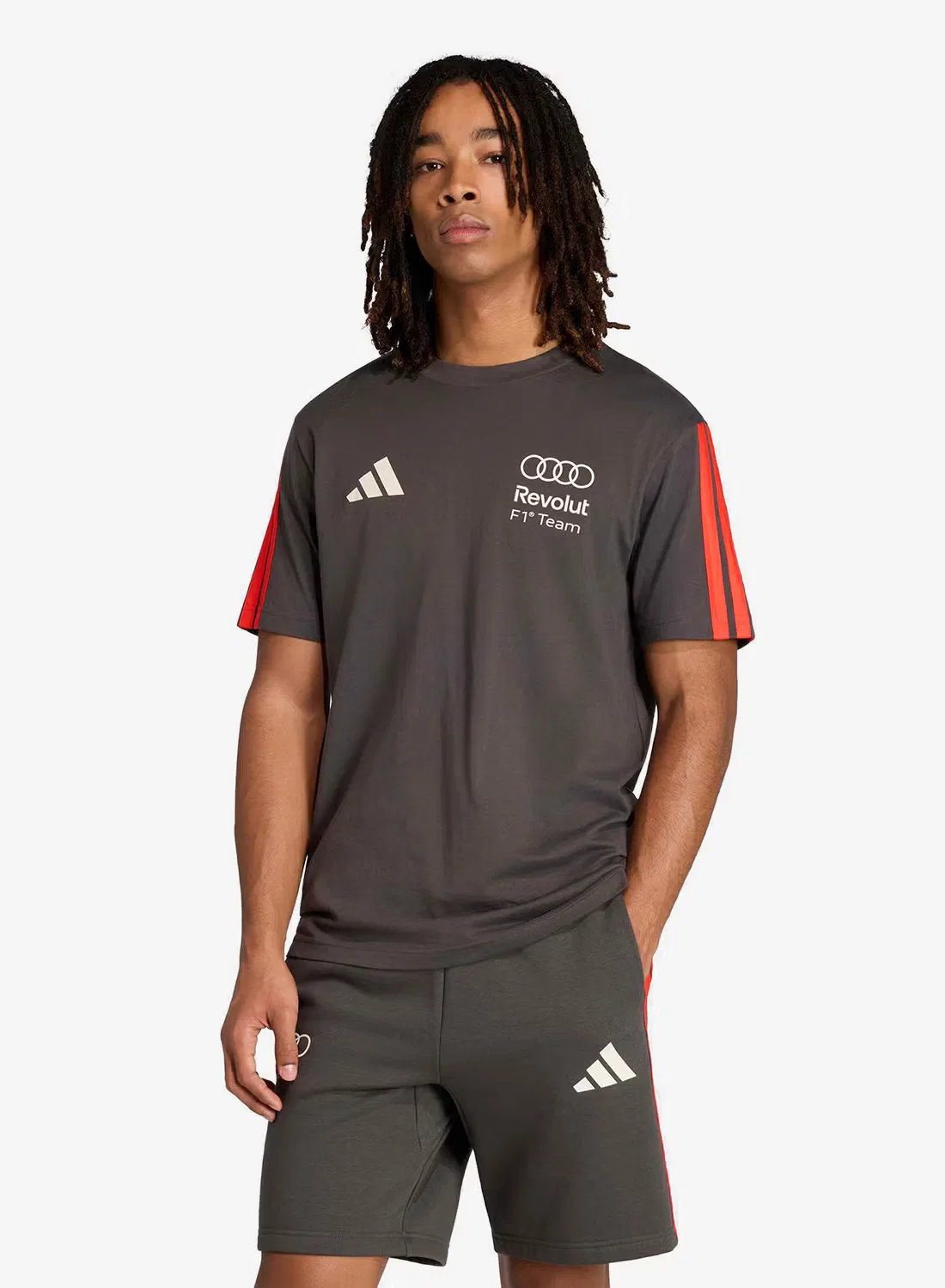 Футболка с коротким рукавом Audi Revolut F1 Team DNA Adidas, черный