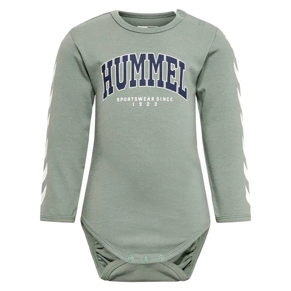 Боди с длинным рукавом Fast Flipper Hummel, зеленый
