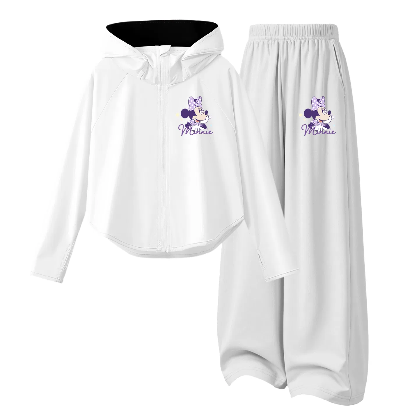 Детский спортивный костюм с капюшоном Disney, White