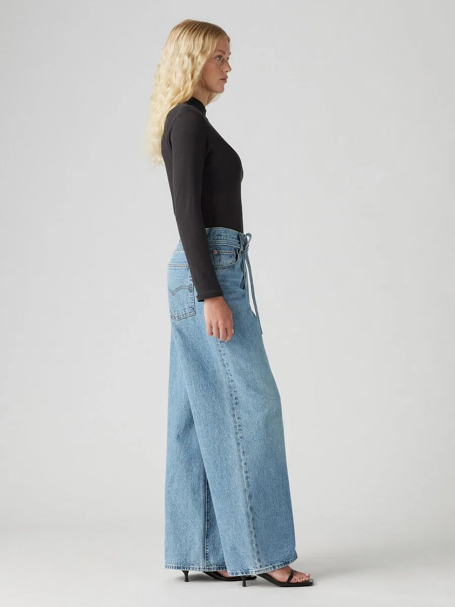 Джинсы LEVI'S с широкими штанинами, размер 'XL Straight', светло-голубой — фото 4