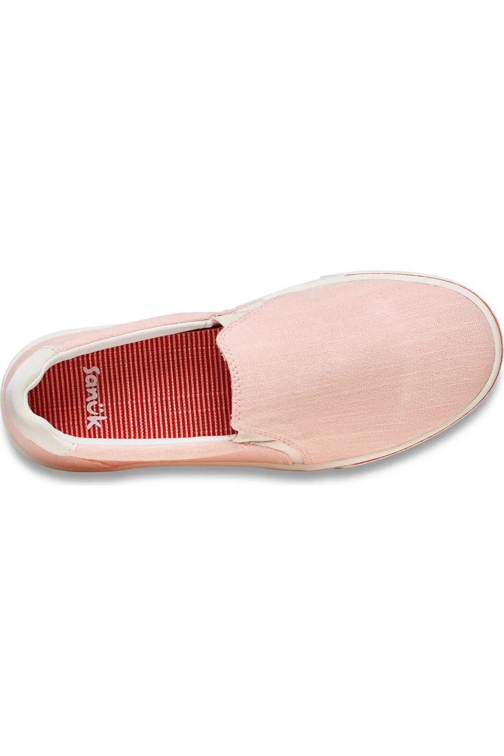 Детские кеды slip-on с ортопедической стелькой Hava Snack Sanuk, Pink Multi — фото 3