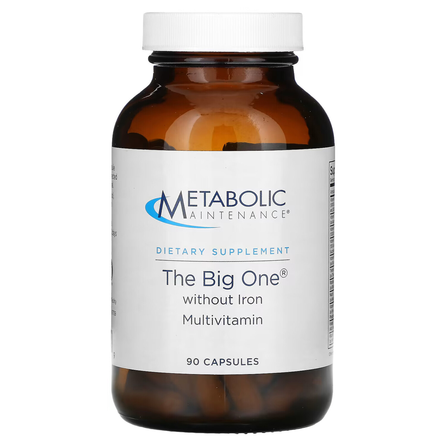 

Metabolic Maintenance, The Big One без железа, 100 капсул